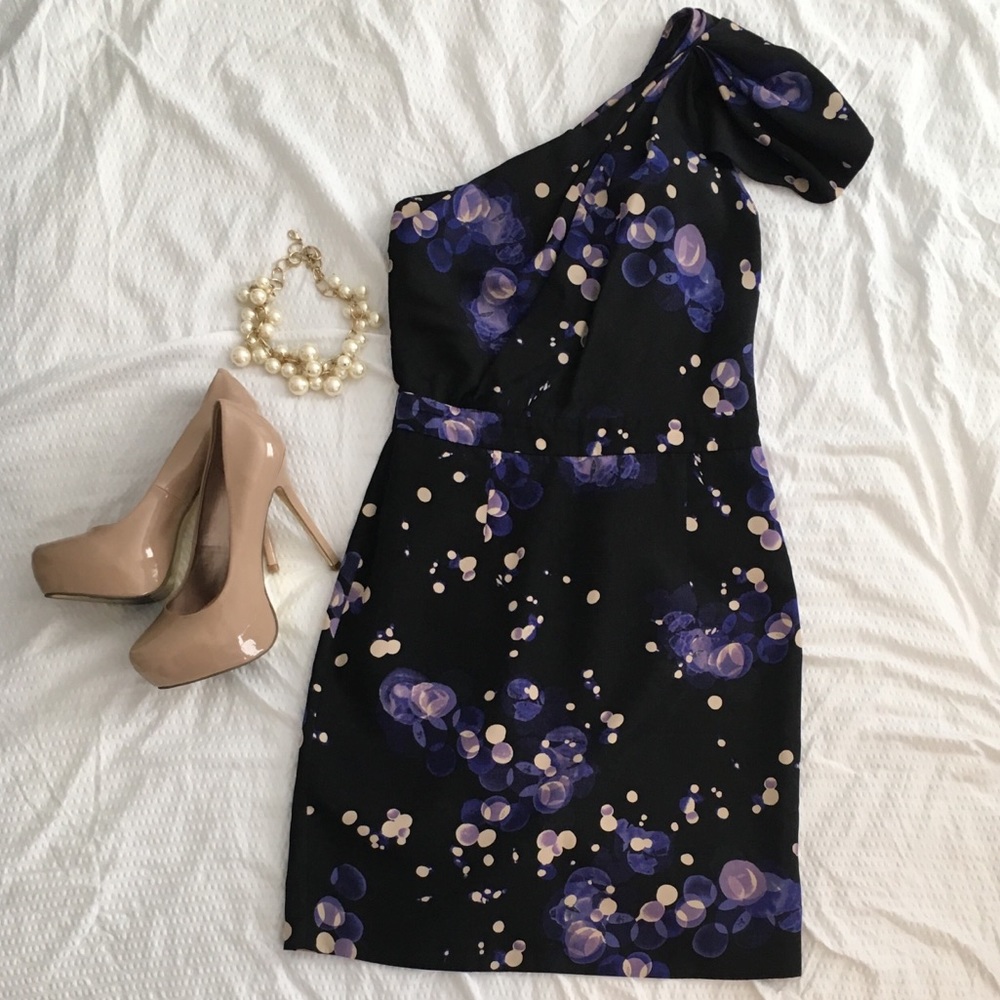 The Limited One Shoulder Cocktail Dress